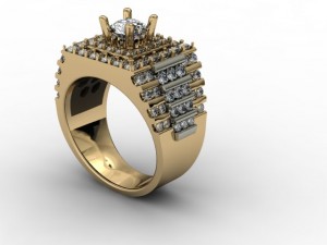 jewellery ring 3D-Druckmodell