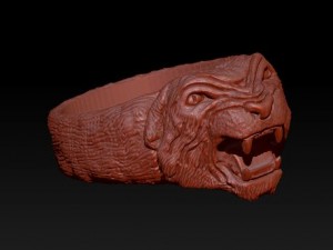 tiger ring 3D Принт Модель