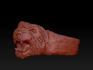 tiger ring 3D प्रिंट मॉडल