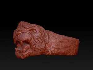tiger ring 3D Print Model