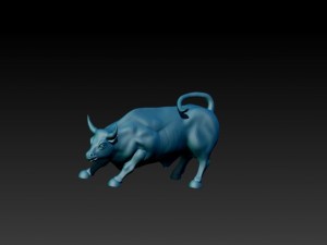 bull statue 3D मॉडल