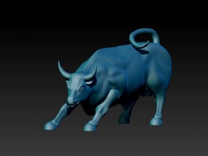 bull statue 3D मॉडल
