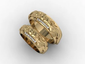jewellery ring love 3D Print Model