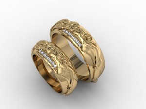 jewellery ring love Model do druku 3D