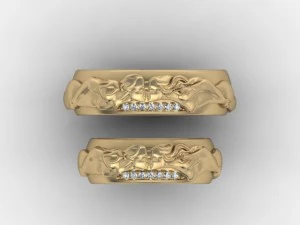 jewellery ring love 3D Print Model