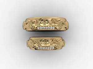 jewellery ring love Model do druku 3D
