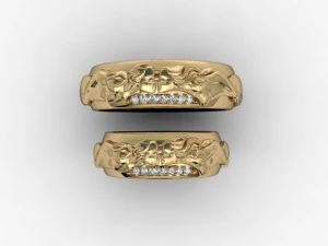 jewellery ring love 3D Print Model