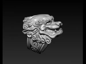 кільце китайського дракона 3D Принт Модель