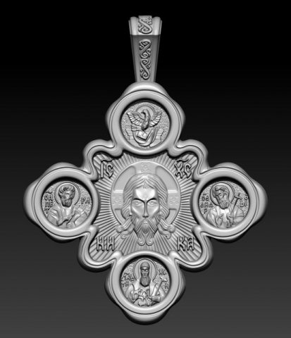 cross pendant Modèles 3D en vedette .c4d .max .obj .3ds .fbx .stl .blend 