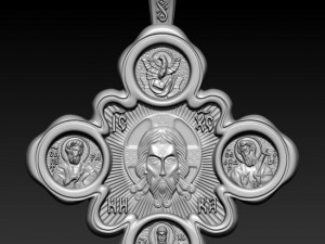 cross pendant 3D Принт Модель