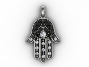 fatima hand pendant Modelo de impresión 3D
