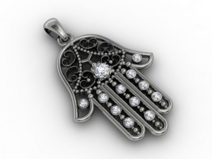 fatima hand pendant Modelo de impresión 3D