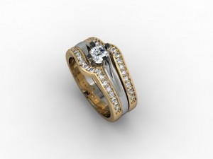 jewellery ring Model Cetak 3D