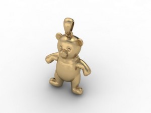 baby bear pendant 3D Druckmodell