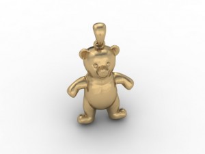 baby bear pendant 3D Druckmodell