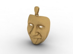mask pendant Model Cetak 3D