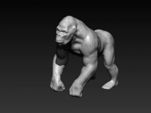 gorilla Modelo 3D