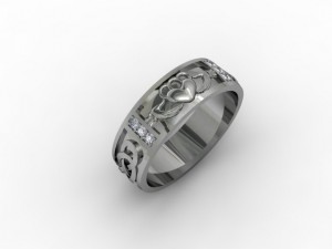 jewellery ring kladah 3D Baskı Modeli