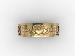 jewellery ring kladah 3D Baskı Modeli