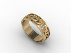 jewellery ring kladah 3D Baskı Modeli