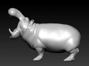 hippo Modelo 3D