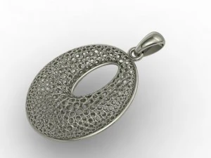 кулон овал 3D Принт Модель