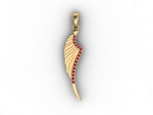 wing pendant 3D Print Model