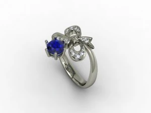 arco de anel de j&oacute;ias Modelo de Impressão 3D