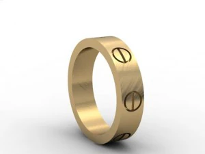 cincin perhiasan Model Cetak 3D