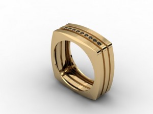 jewellery ring 3D-printmodel