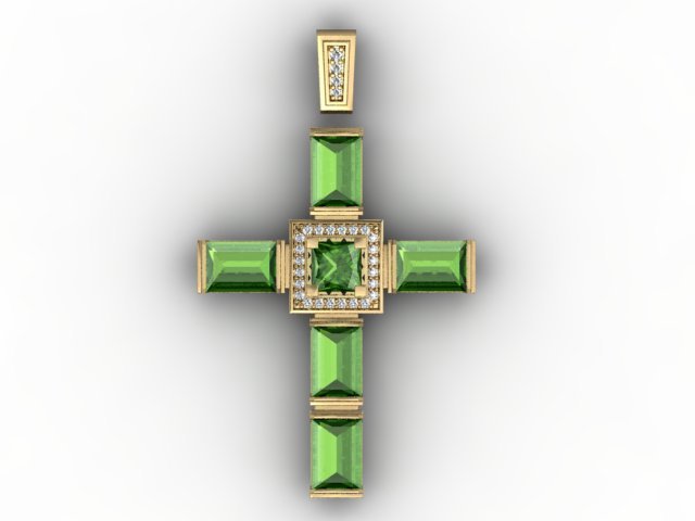 cross 3D Принт Модель .c4d .max .obj .3ds .fbx .stl .blend 