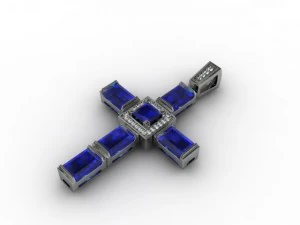 cross 3D Print Model