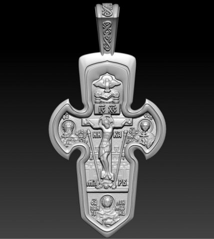 cross 3D Print Model .c4d .max .obj .3ds .fbx .stl .blend 