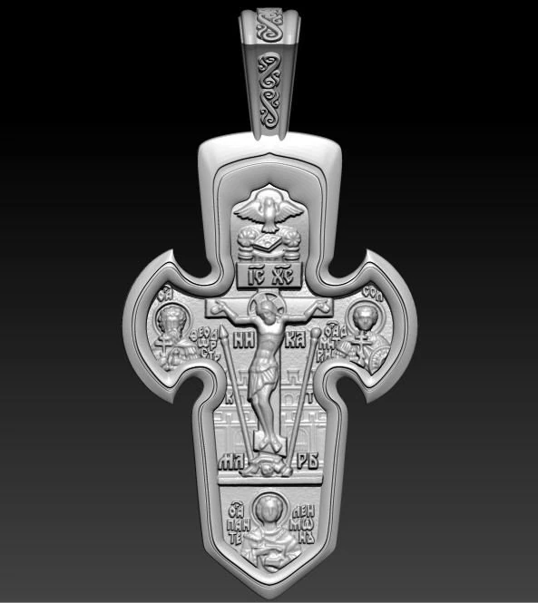 cross 3D Print Model .c4d .max .obj .3ds .fbx .stl .blend
