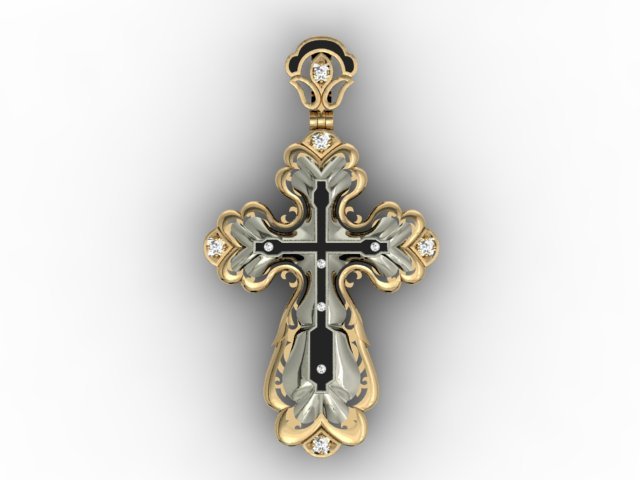 cross Modelo de impresión 3D .c4d .max .obj .3ds .fbx .stl .blend 