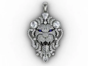lion pendant 3D Print Model