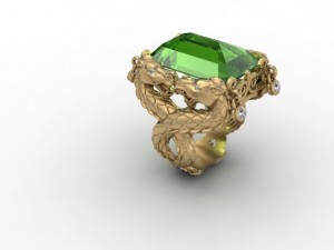 horse ring 3D-printmodel