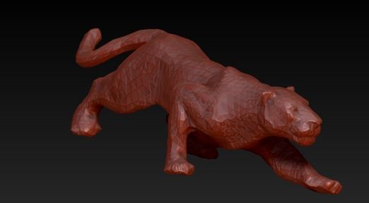panthere Model 3D .c4d .max .obj .3ds .fbx .stl .blend 