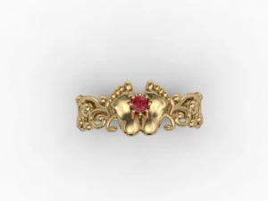 jewellery ring foot 3D Print Model