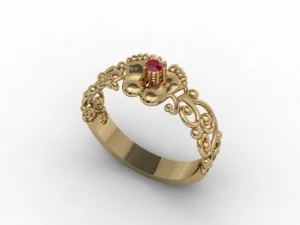 jewellery ring foot 3D Print Model