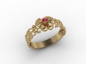 jewellery ring foot 3D Baskı Modeli