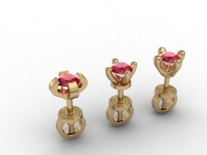 jewellery earring puset Model do druku 3D