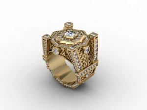 jewellery man ring 3D Print Model