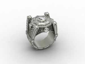 jewellery man ring 3D printmodel
