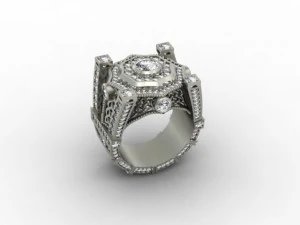 jewellery man ring 3D Print Model