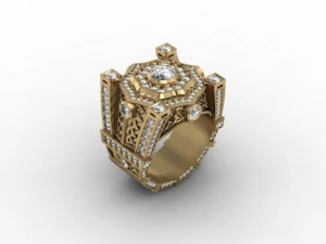jewellery man ring 3D Print Model