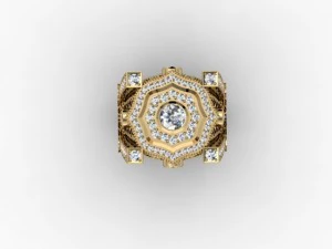jewellery man ring 3D Print Model