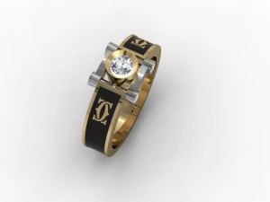 jewellery man ring 3D Print Model