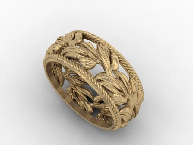 jewellery ring 3D Print Model .c4d .max .obj .3ds .fbx .stl .blend 