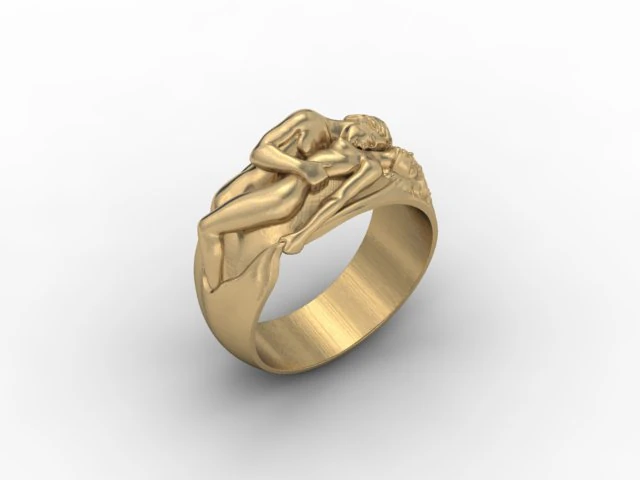 jewellery ring 3D Print Model .c4d .max .obj .3ds .fbx .stl .blend 